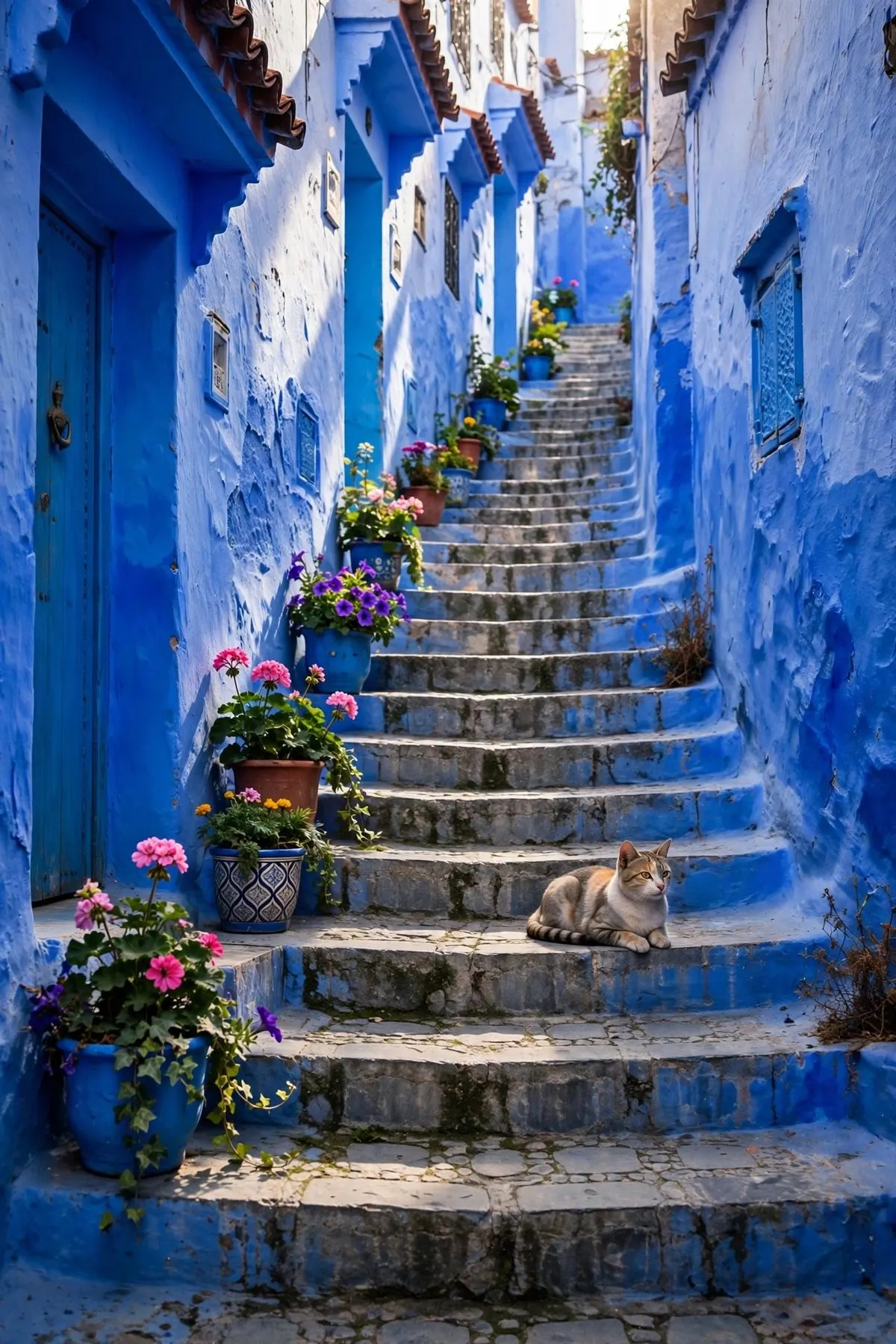 Blue lane in Chefchaouen