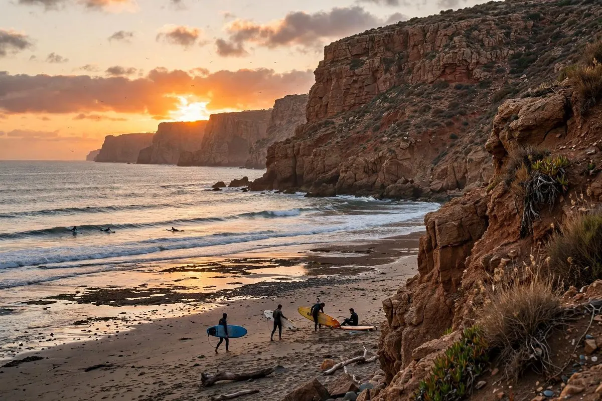 Atlantic coast, Morocco